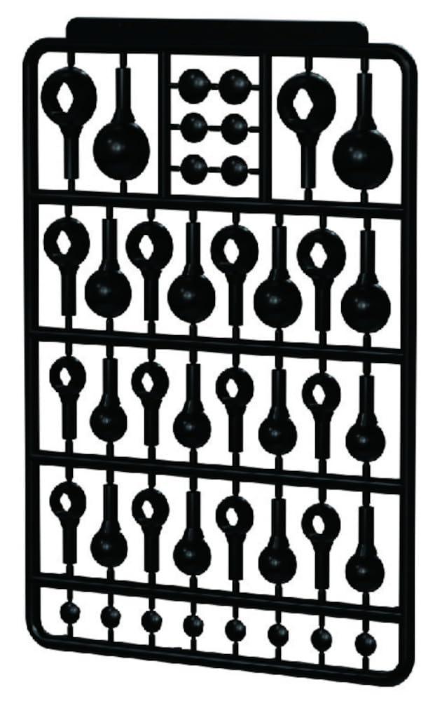 Hobby Base Premium Parts Collection Ball Joint Large Dark Gray Plastic Model Parts PPC-T125