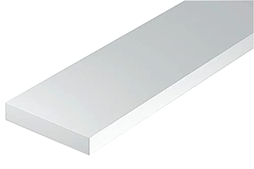 Evergreen Scale Model Flat Rod 0.75mm x 6.3mm 10-Pack Model Material 70EG139 Toys