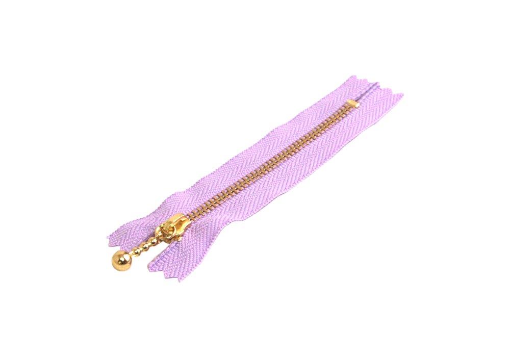Y.K.K. Snap Fastener 14cm 10-Pack Lavender 3G14-068