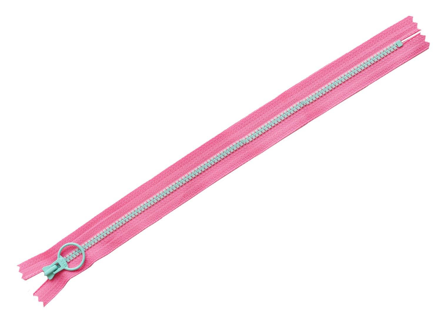 Y.K.K. Combi Fastener Pink × Light Blue 30cm 5-Pack 3VSC30-289