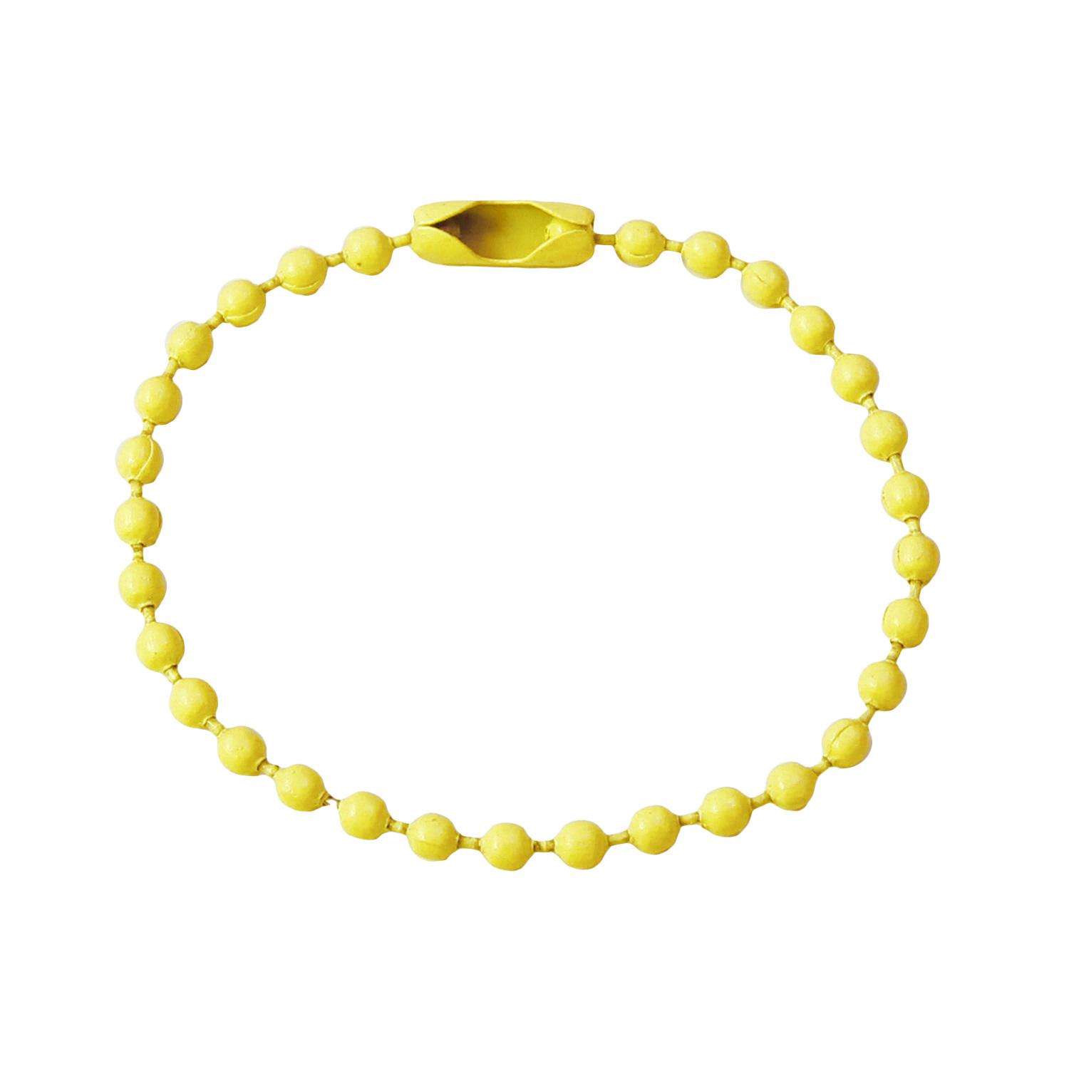 Japan Button Trading Co., Ltd. Colorful Ball Chain Yellow 2-Piece Set x 5 Bags MOL-BC2-5