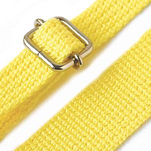 Nippon Chuko Narrow Acrylic Shoulder Strap Width: Approx. 15mm Length: Approx. 75–140cm Pastel Yellow DCH9844-18