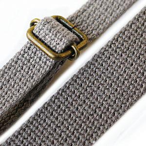 Nippon Chuko Narrow Acrylic Shoulder Strap Width: Approx. 15mm Length: Approx. 75–140cm Dark Gray DCH9844-20