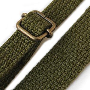 Nippon Chuko Narrow Acrylic Shoulder Strap Width approx. 15mm Length approx. 75–140cm Khaki DCH9844-23