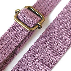 Nippon Button Trading Co., Ltd. Narrow Acrylic Shoulder Strap Width: Approx. 15mm Length: Approx. 75–140cm Lavender DCH9844-28