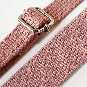 Nippon Chuko Narrow Acrylic Shoulder Strap Width: Approx. 15mm Length: Approx. 75–140cm Pink Beige DCH9844-29