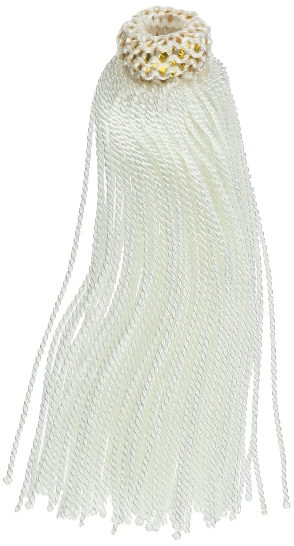 Nippon Chuko Decorative Tassel White Approx. 9cm 1 Set of 2 TU90-W Japanese Handicrafts Japanese Handicraft Materials Tassel