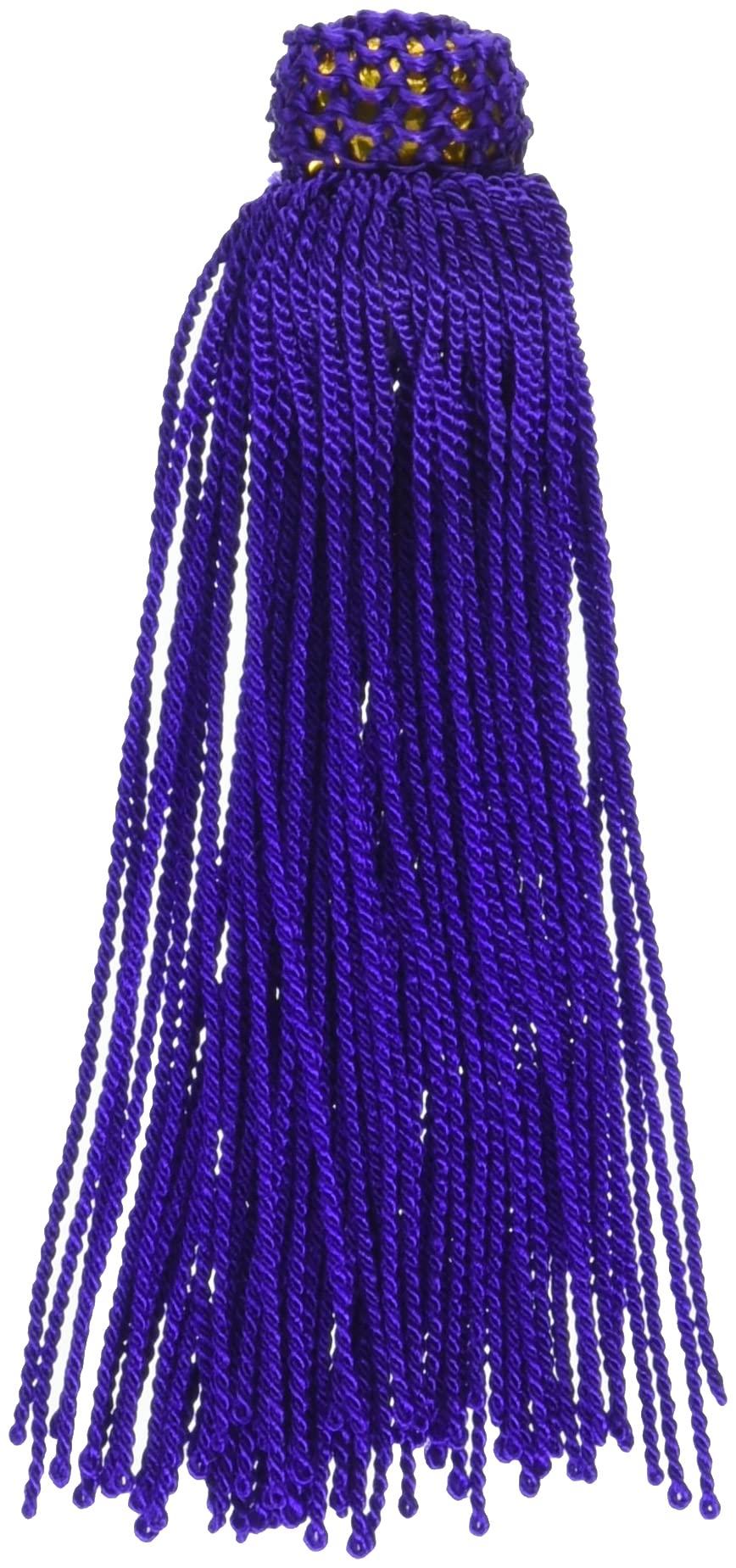 Nippon Chuko Decorative Tassel Purple Approx. 9cm 1 Set of 2 TU90-V Japanese Handicrafts Japanese Handicraft Materials Tassel