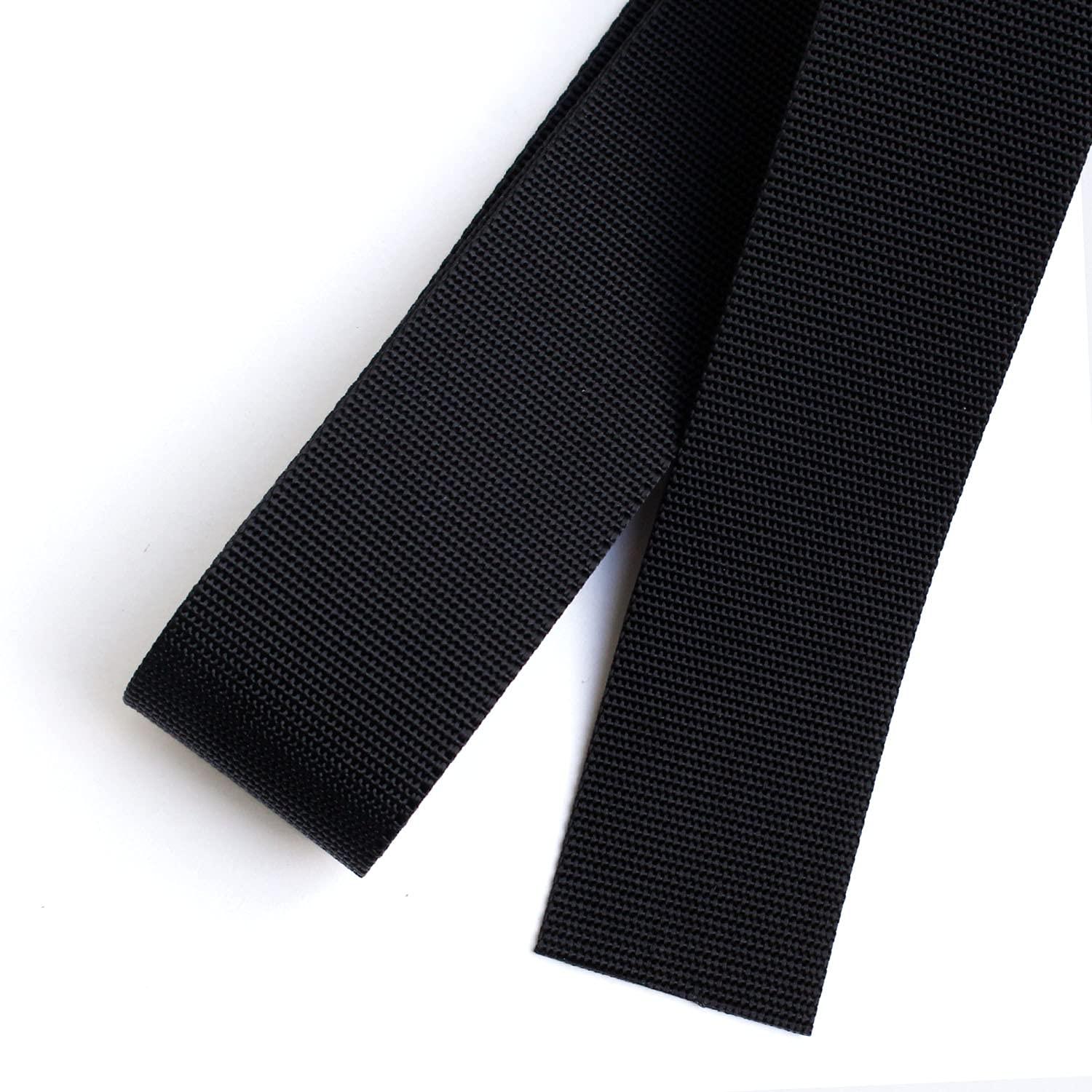 Nippon Chuko NBK Thin Ami Tape 38mm Width 2.4m Cut Black AMT38-387-22