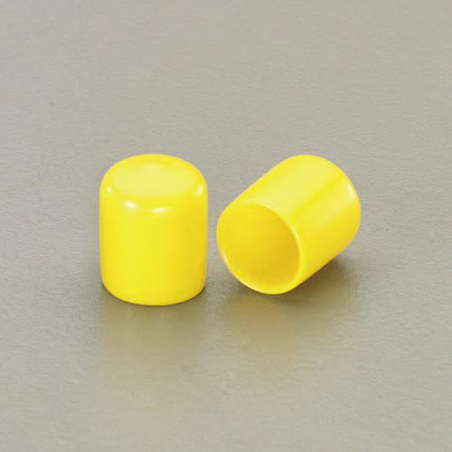 φ22x30mm Round Protective Cap (Yellow / 2 pieces)