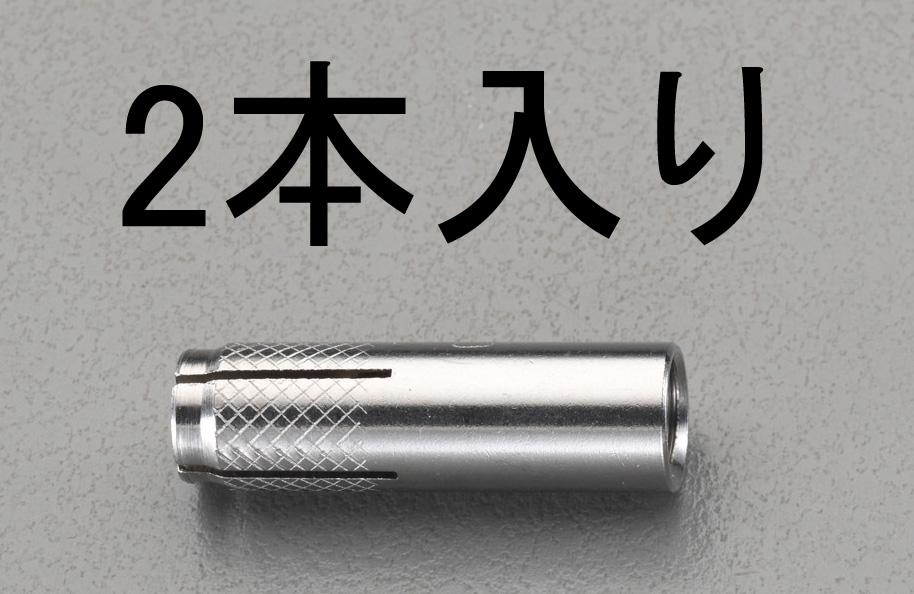 Esco M10x 40mm Female Thread Anchor (Stainless Steel/2-Pack) EA945BK-10