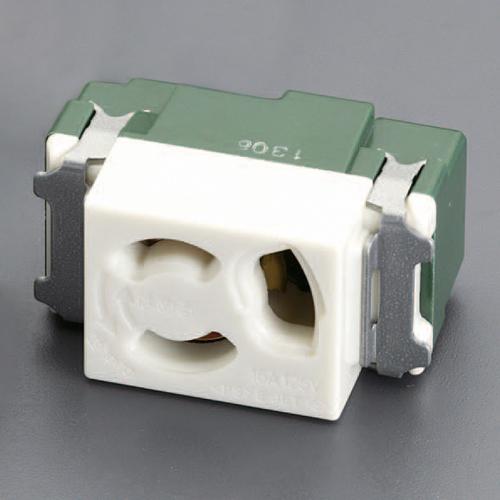 125V/15A Flush-Mount Outlet (Single-Gap/With Pull-Out Prevention and Grounding)