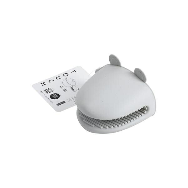 Pearl Metal Silicone Pot Holder Frog Design Dishwasher Safe Heat Resistant to 230°C Gray TOUCH st CC-1533