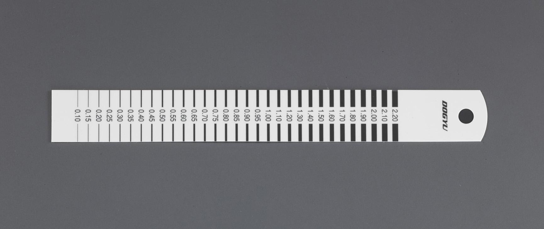 ESCO 0.1-2.2mm Crack Scale (Double-Sided Printing) EA725VA-11
