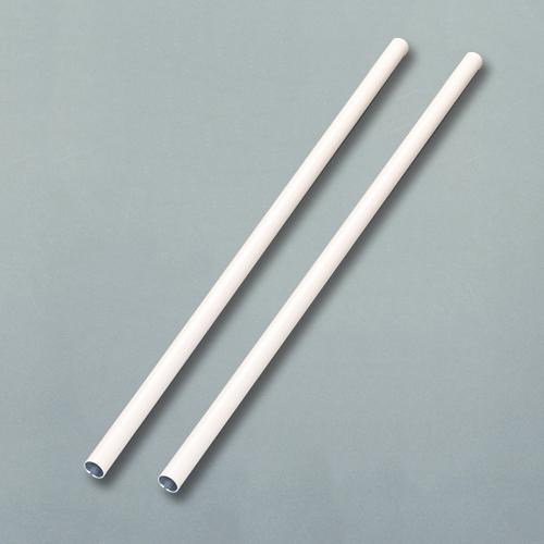 φ28mm x 0.3m Resin-Coated Iron Pipe (Ivory / 2 pieces)