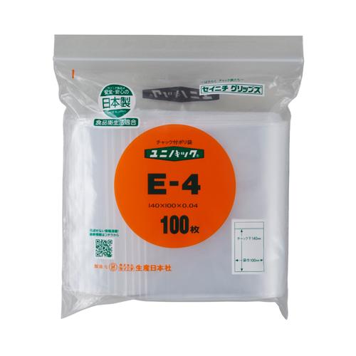 ESCO Plastic Bags with Zipper Closure / 100 Sheets 140x100mm EA944C-140A
