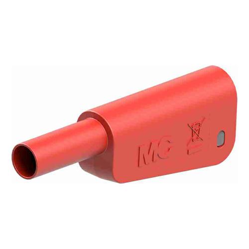 φ4mm Test Lead Plug (Stackable Connection / Red)