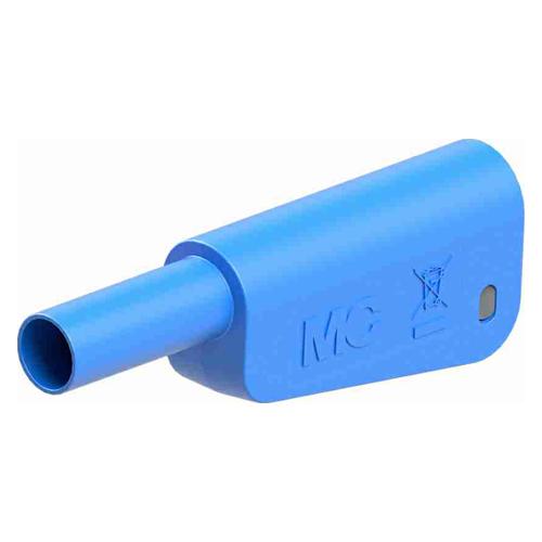 φ4mm Test Lead Plug (Stackable Connection / Blue)