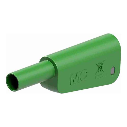 φ4mm Test Lead Plug (Stackable Connection / Green)