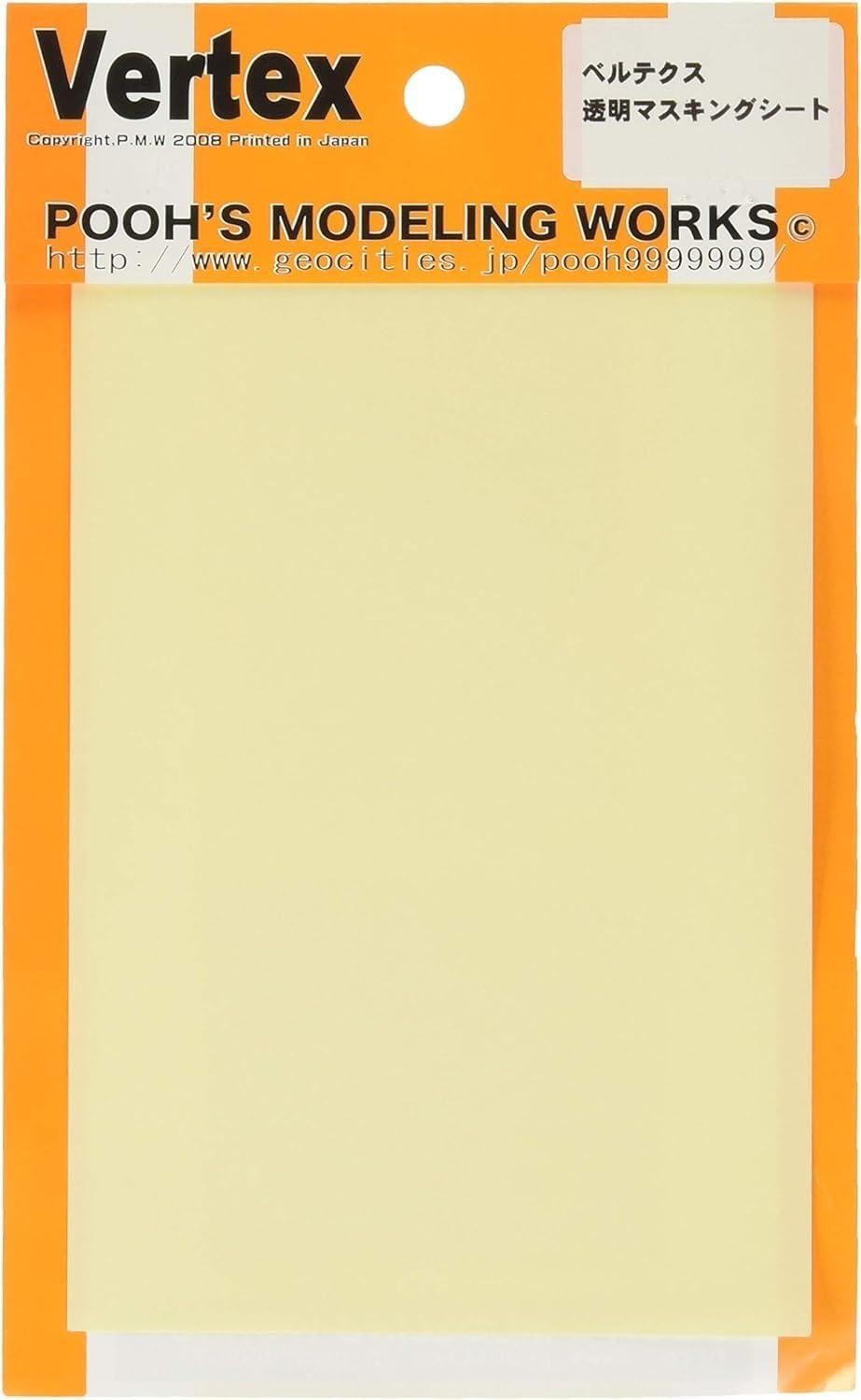 Puzumodeling Works Beltex Transparent Masking Sheet Plastic Model Masking Seal VMS-C01