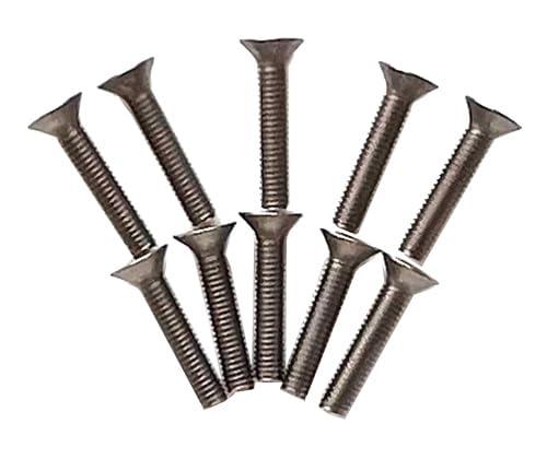 Spring Titanium Screw 3x15mm/Flat Head (10 pcs)