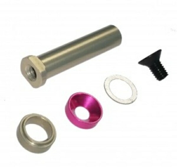 3 Racing SAK-U424 Center Pulley Shaft Set for Ultimate 2014 (Three Racing)
