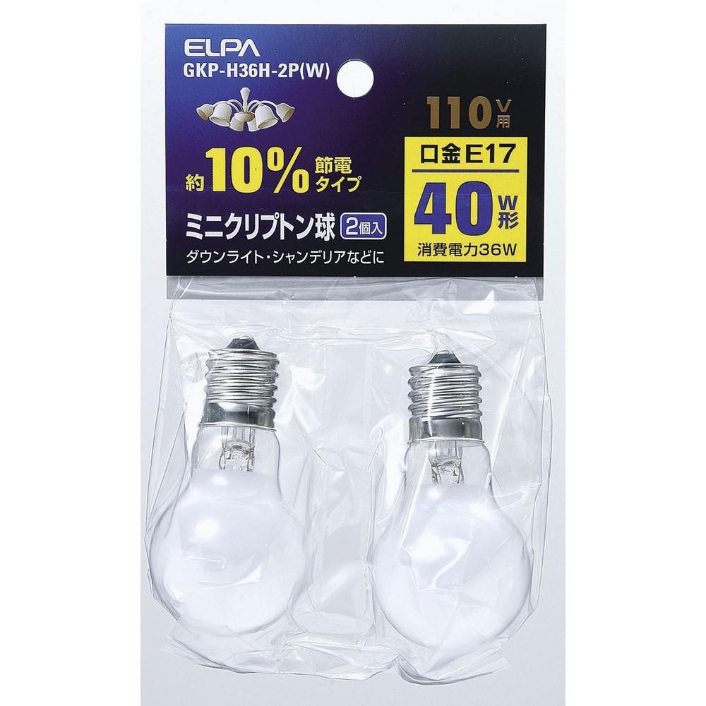 ELPA Mini Krypton Bulb GKP-H36H-2P(W)
