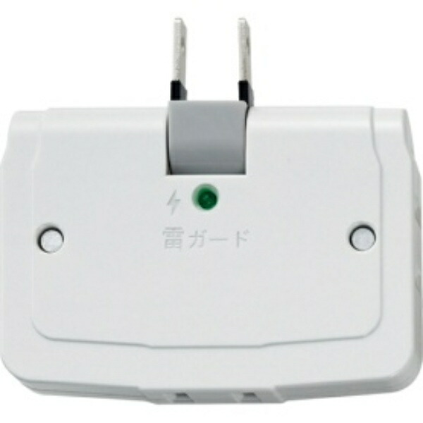 ELPA Surge Protector Power Strip with 3 Outlets, Lightning Protection, 125V 15A, Energy Saving, A-360SB(W)