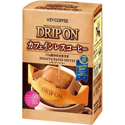 Key Coffee Drip-On Caffeine-Free Coffee, 5 servings