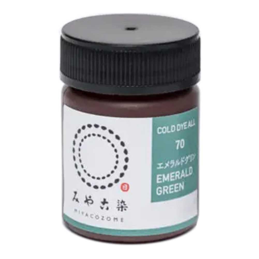 Katsuraya Fine Goods Miyako Dyeing Low-Temperature Dyeing Koldyall ECO Col.70 Emerald Green