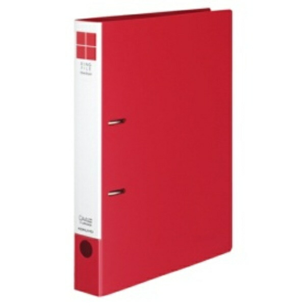 KOKUYO File Ring Binder Slim Style PP Sheet Cover A4 330-Sheet Capacity Red FU-URF440R