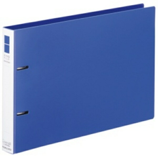 KOKUYO File Ring Binder Slim Style PP Sheet Cover A4 Landscape 220 Sheets Blue FU-URF435B