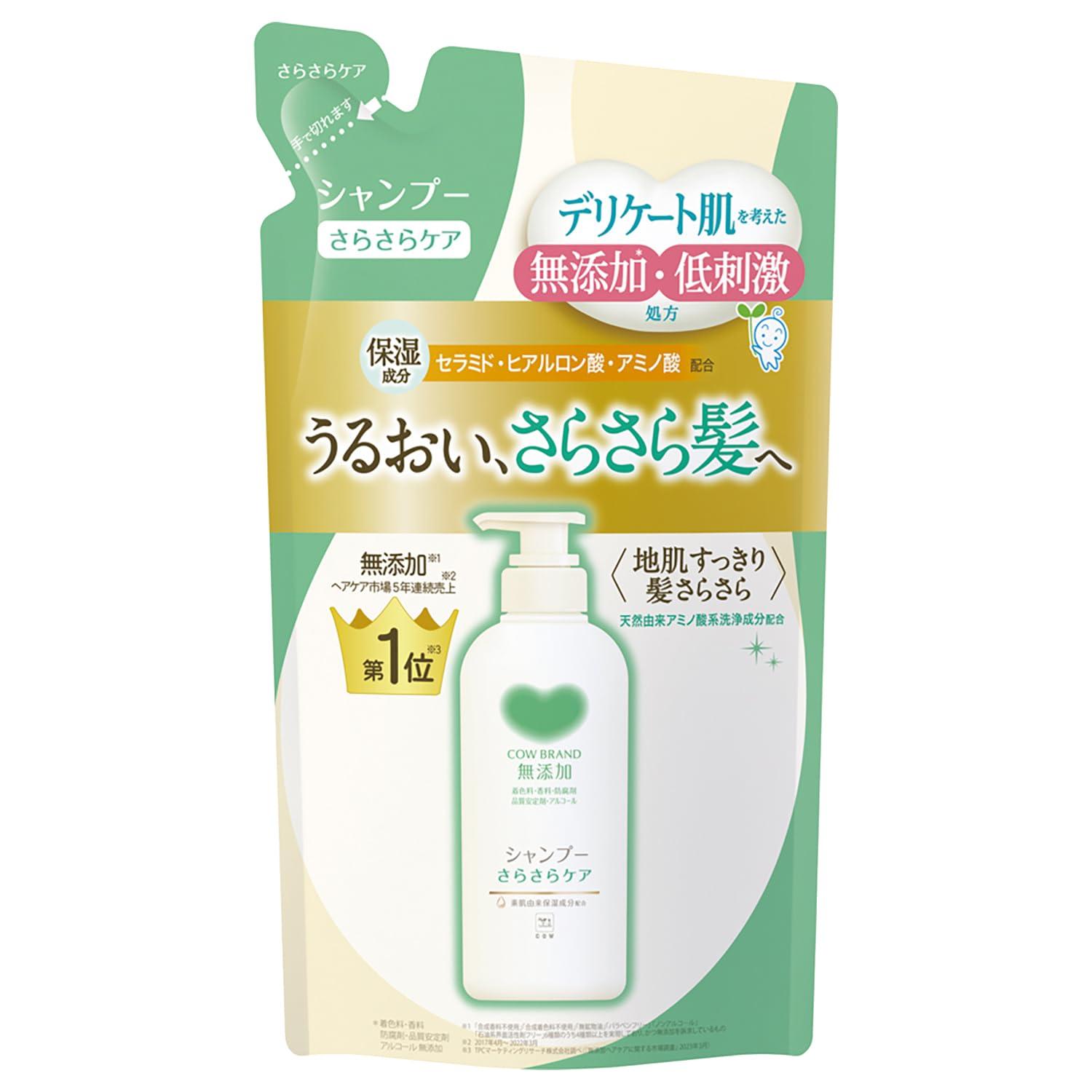 Milk Soap Kyoshin Co., Ltd. Cow Brand Additive-Free Shampoo Silky Care Refill 360mL 1 unit