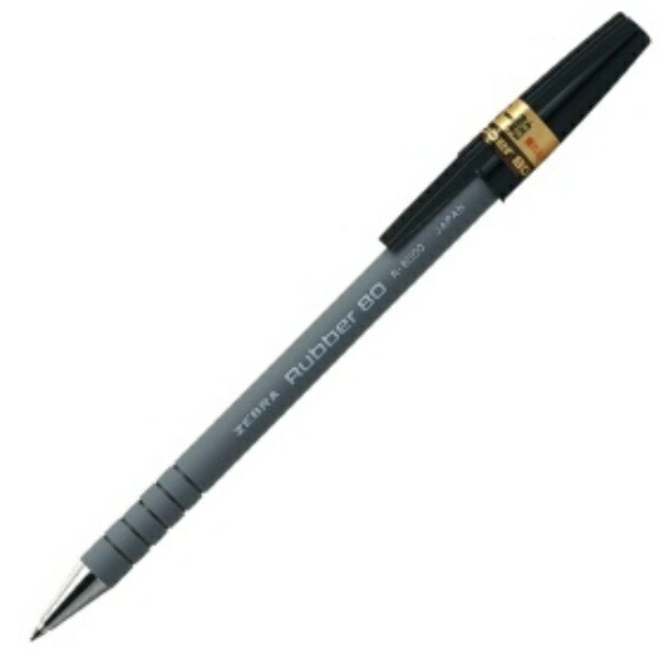 Oil-based Ballpoint Pen Rubber 80 Black R-8000-BK