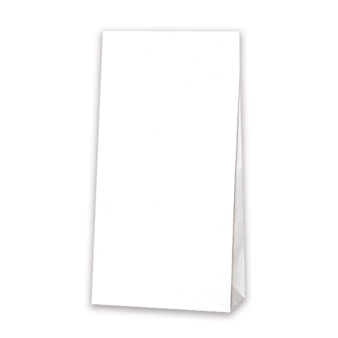 Shimojima Heiko Square-Bottom Paper Bag No.4 White 13x8x23.5cm 100 Sheets 004052400