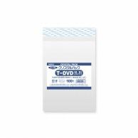 Shimojima Heiko Transparent OPP Bag Crystal Pack with Tape for DVDs Vertical 100 Sheets T-DVD 006742500