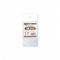 Shimojima Heiko Transparent OPP Bag Crystal Pack with Header 6.5×8cm 100 Sheets H6.5-8 006745900
