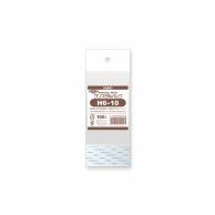 Shimojima Heiko Transparent OPP Bag Crystal Pack with Header 6×10cm 100 Sheets H6-10 Thickness 0.03×Width 60×Height 100+Header 30+Tape 30mm 006747000