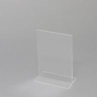 Heyko Acrylic Sign Holder T-Shaped Double-Sided Photo 2L