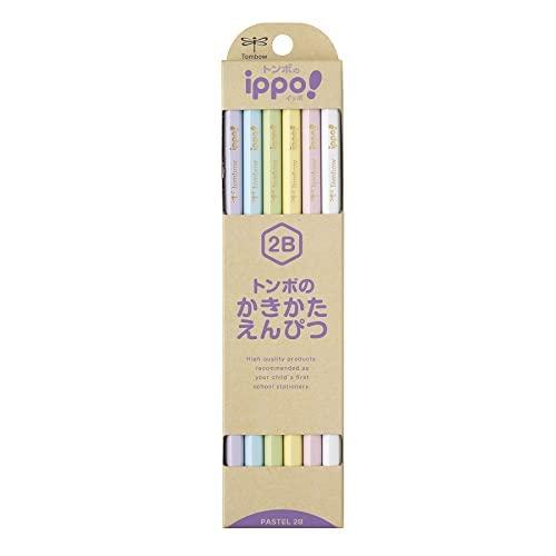 Tombow Pencil ippo! Pencil for Learning to Write 2B Pastel 1 Dozen KB-KNPT01-2B