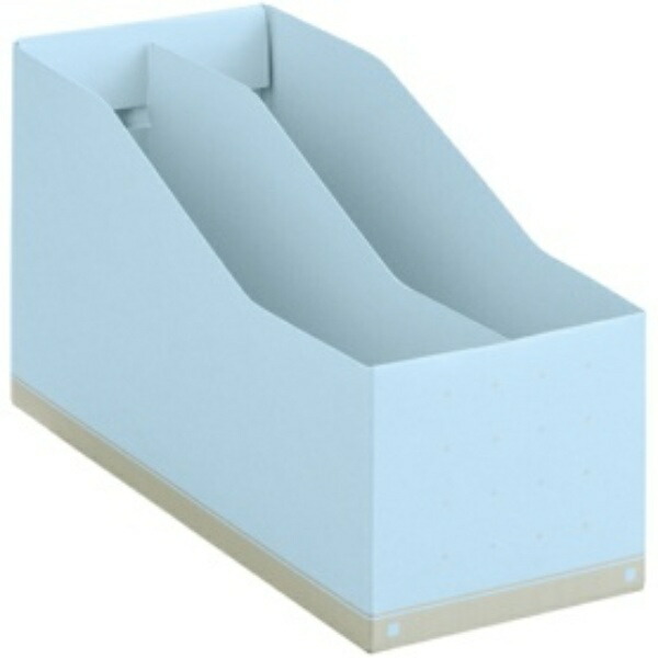 Lion Office Supplies Box File BF-877 A5 Size Horizontal Type Light Blue