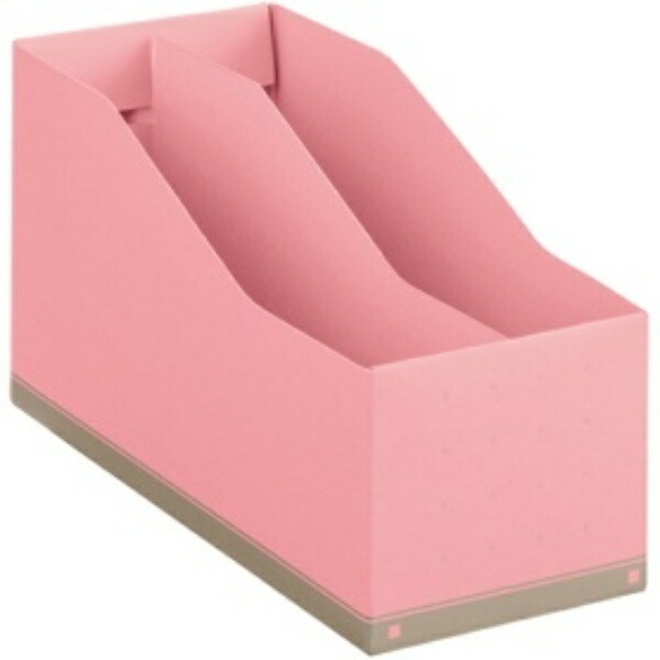 Lion Office Supplies Box File BF-877 A5 Size Horizontal Pink