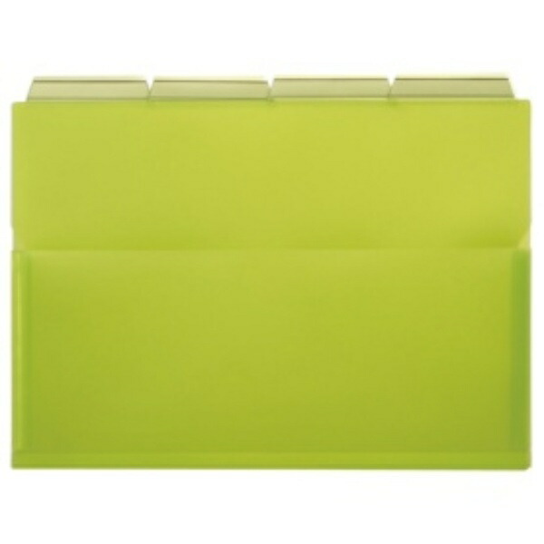 Lion Office Supplies Clear Holder PP Color Ale A4 4-Pack PH-42A-G Green