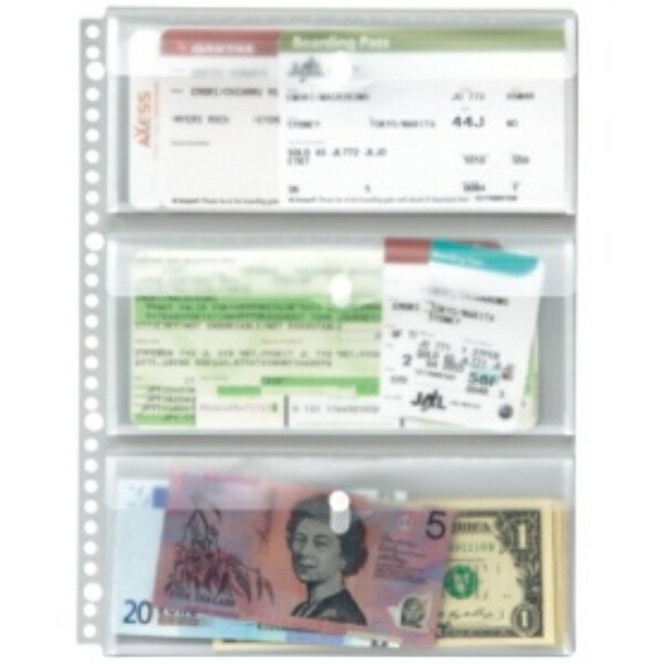 Lion Office Supplies Pocket Organizer Just Motto A4 3-Pocket NP-3M 2 Sheets