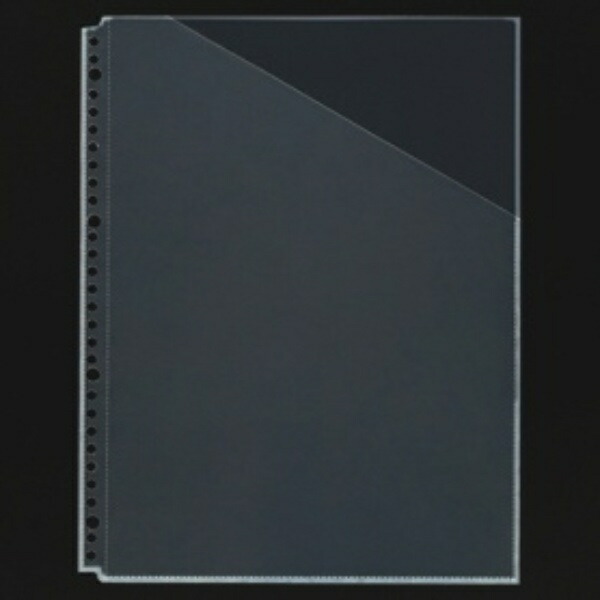 Lion Office Supplies Clear Pocket Refill Diagonal Cut 10 Sheets A4 CL-303DC