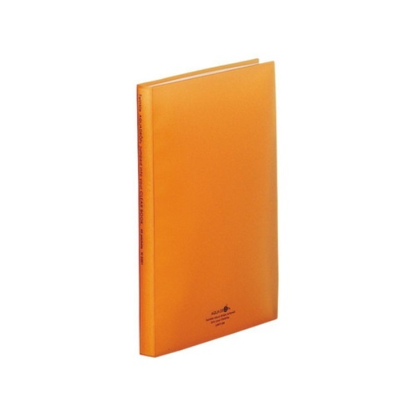 Rihitora File Clear Book A4 40-Pocket Orange N5001-4