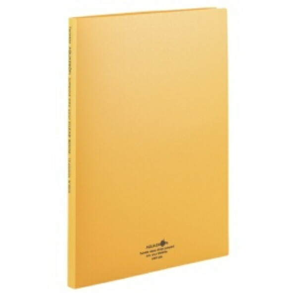 Rihitora File Clear Book Refillable A4 30-Hole 15-Pocket Orange N5015-4