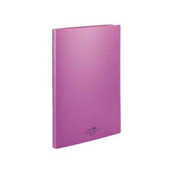 Rihitora File Clear Book Refillable A4 30-Hole 15-Pocket Wisteria N5015-10
