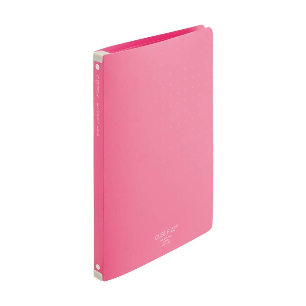 Rihitorabu File Holder for A4 Clear Files CUBEFIZZ S-Type Pink N6400-12