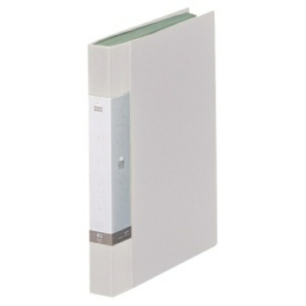 Rihitora File Clear Book A4 40-Pocket White G3202-0